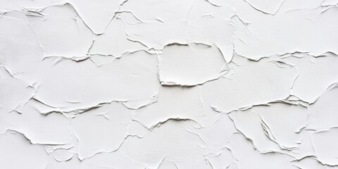 Leinwandbilder - Textured white abstract background showcasing a rough surface with layered paint-like patterns in varying shades of off-white for artistic projects.