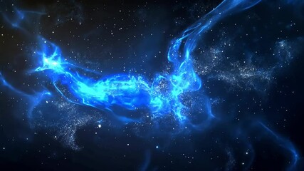 Wall Mural - abstract space wave animation