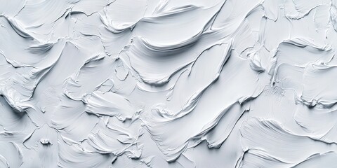 Leinwandbilder - Textured abstract background in soft gray tones with layered, wavy patterns; smoothly blended paint strokes create a subtle artistic effect.