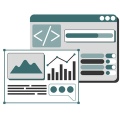Web Development Illustration