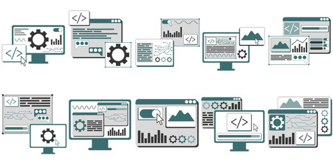 Web Development Illustration