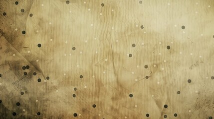 Poster - Aged vintage paper texture with halftone dots in varying sizes, featuring soft brown and beige tones, creating a classic retro backdrop.