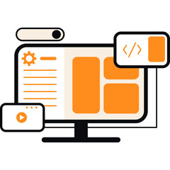 Web Development Illustration