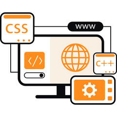 Web Development Illustration