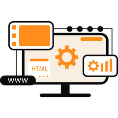 Web Development Illustration