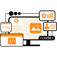 Web Development Illustration