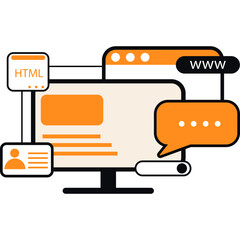 Web Development Illustration
