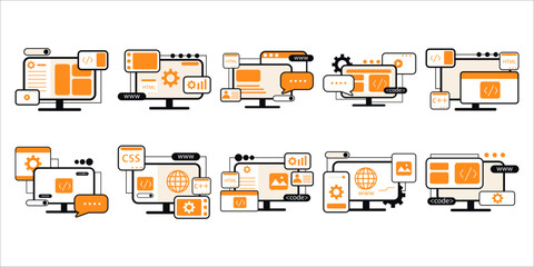 Web Development Illustration