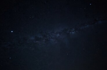high definition night sky with scattered stars. dark blue, black colors. astronomy pic of milky way 