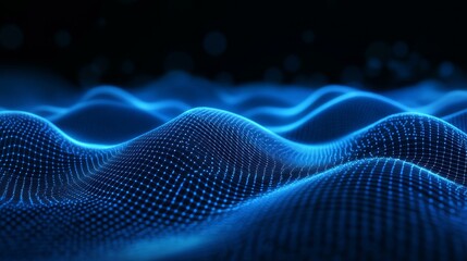 Abstract Digital Wave Design