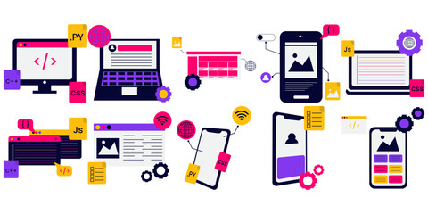 Web Development Illustration