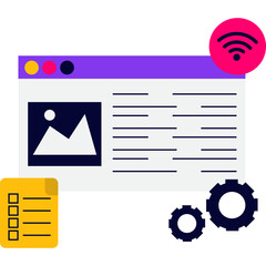 Web Development Illustration