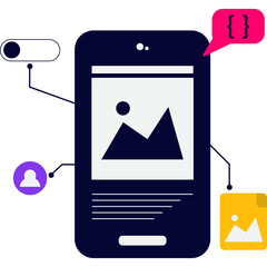 Web Development Illustration