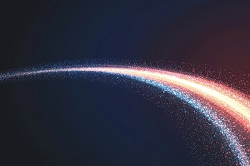 Wall Mural - an abstract blue background with arrow speed embodies the concept of advanced communication and data
