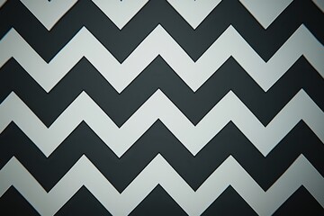 Wall Mural - A sophisticated zig-zag pattern in shades of gray and silver, creating a stylish and modern background for design projects and presentations with a clean, geometric aesthetic.