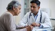 © Arshadul - Attentive Doctor Discussing Healthcare with Senior Patient Medical Consultation Serious Discussion Professional Healthcare Provider Elderly Woman Doctor Patient Relationship Health Clinic Medical