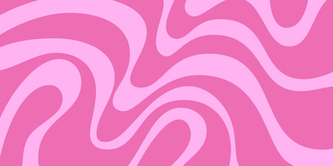 Poster - Abstract Wavy Geometric Y2k Texture Vector Design. Cool Trendy Groovy Curvy Pattern. Psychedelic Trippy Liquid Colorful Backdrop.