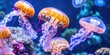 © aan - Aquarium jellyfish underwater coral reef