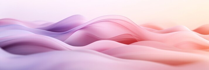 Wall Mural - soft and elegant wave illustration in gentle colors and tones