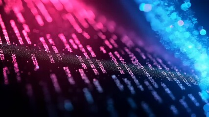 abstract binary code background loop