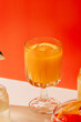 © ADDICTIVE STOCK - Sea Buckthorn Mors Drink with Orange Slice Garnish