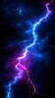 © Lars - A dark blue and purple lightning background with a pattern of small electric sparks on it