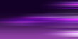 © gojalia - Neon glowing horizontal stripes background. Bright purple speed light effect. Magic trail flare lines texture. Luminous laser beams and rays wallpaper design. Futuristic neon streaks backdrop