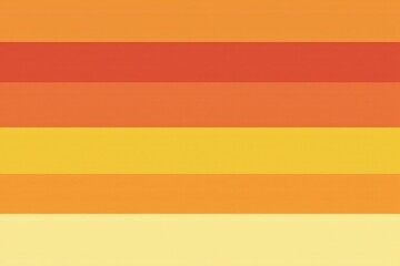 Wall Mural - vibrant horizontal stripes in warm tones of orange and yellow