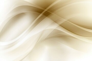 Wall Mural - soft elegant waves in neutral tones for background design
