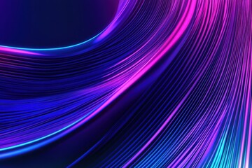 Wall Mural - vibrant colorful abstract light trails in motion design