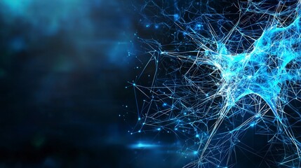 Poster - Exploring abstract neural connections in a digital mindscape a psychological journey through virtual art
