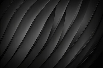 Sticker - dark deep black dynamic abstract vector background with diagonal lines, a gradient from light to dee