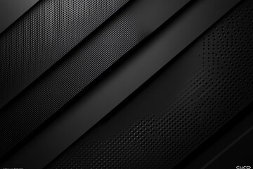 Sticker - dark deep black dynamic abstract vector background with diagonal lines, a gradient from light to dee