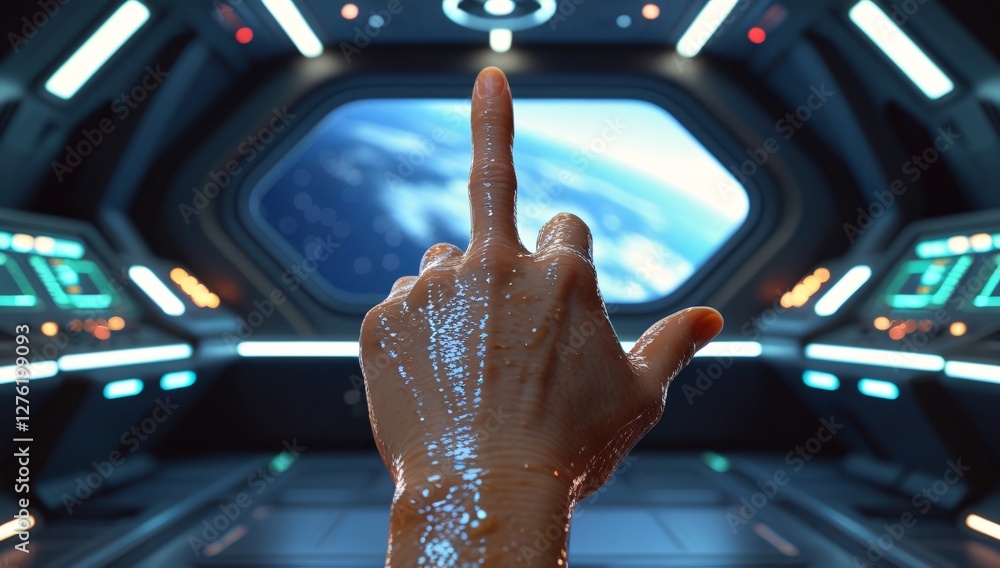 Alien, Alien Hand, Pointing Finger, Alien Finger, Spaceship ...