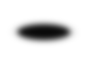 Poster - Black shadow overlay effect isolated on transparent background. blurred round shadow. black gradient shadow for design, poster, card, decoration. blur shadow for graphic design elements