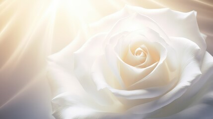 Wall Mural - sunlight white flower background
