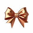 © Grapy Media - Elegant Bronze Bow Decoration Festive Metallic Celebration Ornament Holiday Gift Packaging Symbol Flair