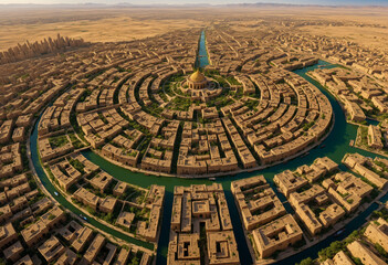 aerial view of atlantis