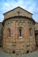 Wall Mural - Medieval church of Santa Maria at Viguzzolo, Alessandria province, Italy