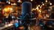 © ALIF JATI KUSUMA - Focused Microphone in Cozy Recording Studio