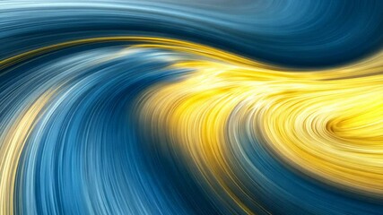 Wall Mural - abstract blue and gold swirling light energy flow background design