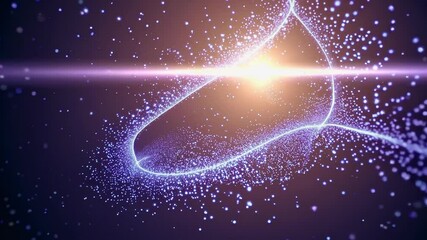 Poster - Crystalline Transformation Rhythmic Waveform Dance