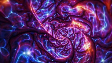 Leinwandbilder - Crystalline Transformation Rhythmic Waveform Dance