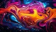 © estrea - Smooth, colorful melting shapes with a glossy, liquid-like texture. Soft lighting