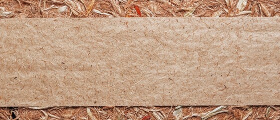 Wall Mural - Natural texture of recycled paper with wood fibers.