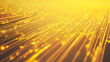 © Jan - Abstract yellow technology background, digital data lanes, futuristc data concept background in neon yellow