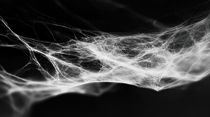 Intricate Spiderweb: A Monochrome Masterpiece