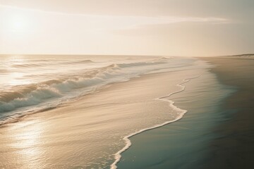 Wall Mural - The beach landscape outdoors horizon.