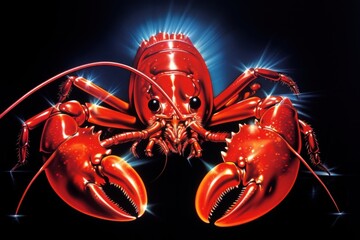 Canvas Print - lobster seafood animal invertebrate.