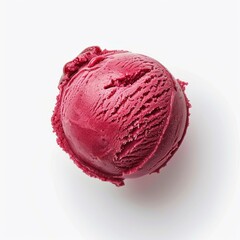 Wall Mural - Delicious vibrant berry ice cream